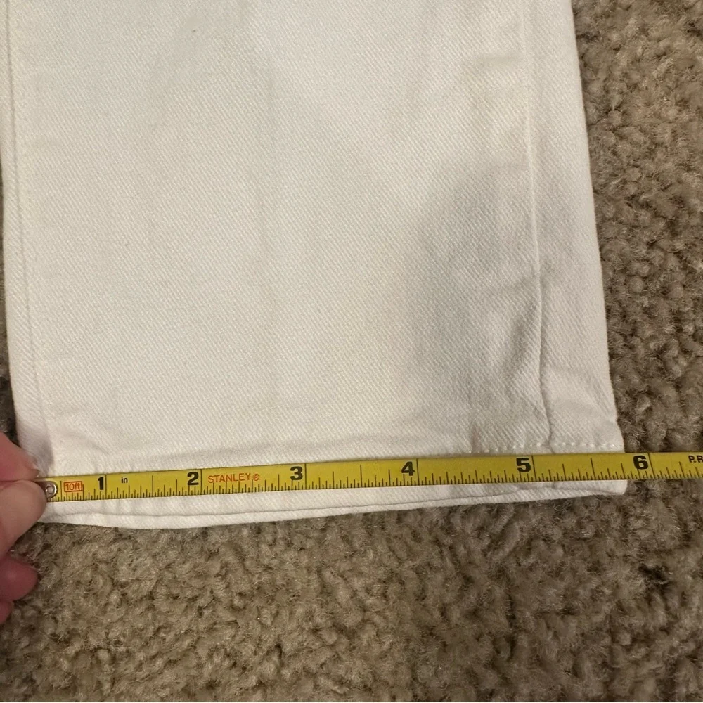 Paige White Women's Jeans Skyline Ankle Peg Size 28 Inseam 28 Pants Old Money - Picture 8 of 10